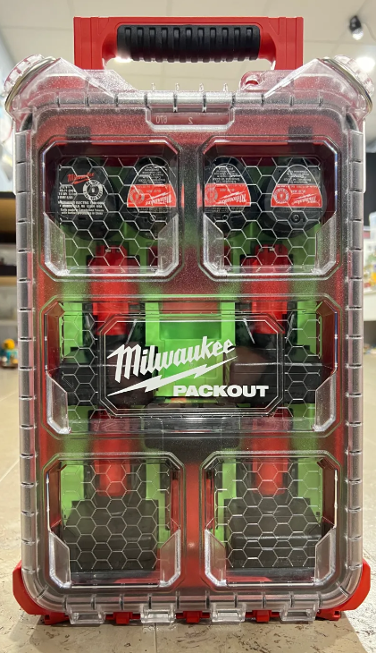 Verktygsinsats för Milwaukee PACKOUT™ – M12 Batterisats (Stor och liten)